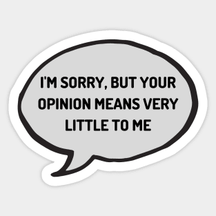 OPINION Sticker